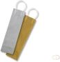 Folia papieren kraft zak voor flessen 110 g mÃÂ² goud en zilver pak van 6 stuks - Thumbnail 1